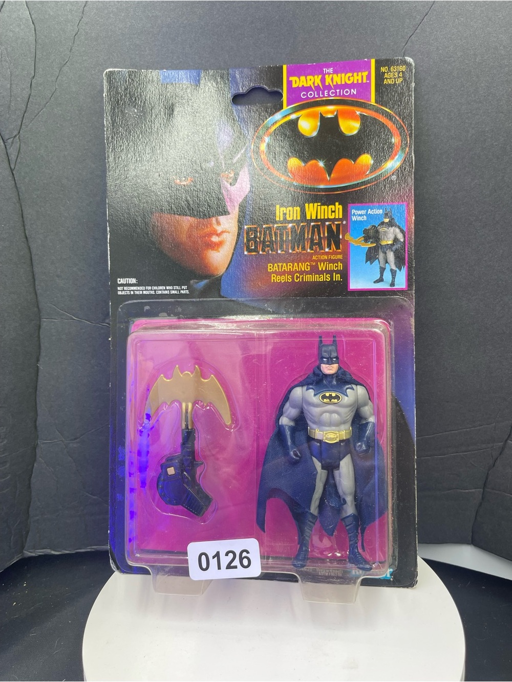 Batman Iron Winch Action Figure - Blue, Gray & Gold